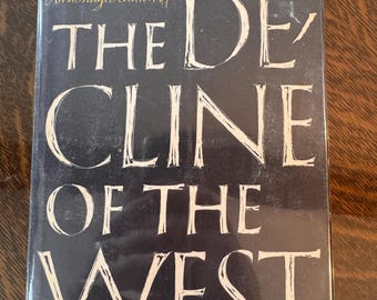 Oswald Spengler THE DALING of the WEST 1e Amerikaanse editie 1e druk