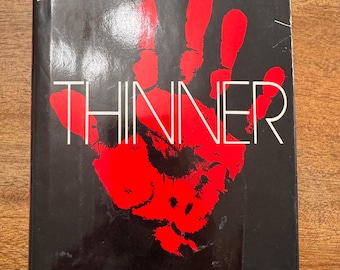 Thinner by Richard Bachman Stephen King HC/DJ 1984 Horror Suspense Vintage