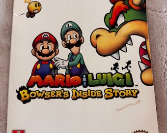 Mario & Luigi Bowser’s Inside Story Prima Official Strategy Game Guide With  Poster