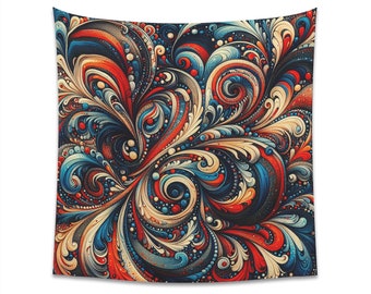 Whirling Tapestries of Color - Tapestry