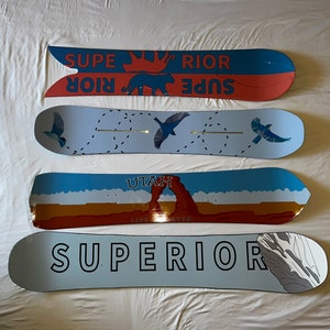 Snowboard Top Sheet Vinyl Wrap