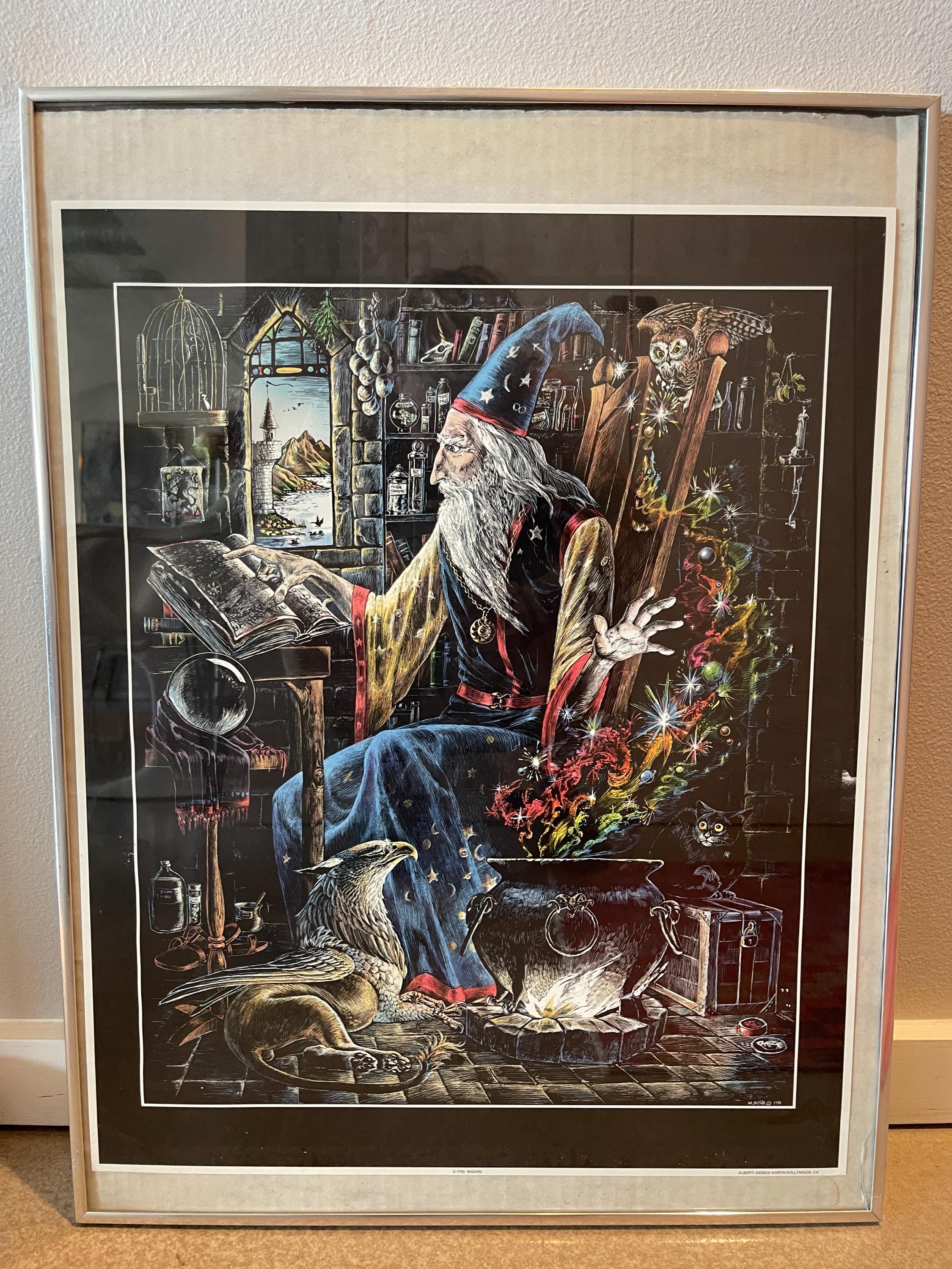 80s Melody Pena Wizard Poster Print Alberti Design California