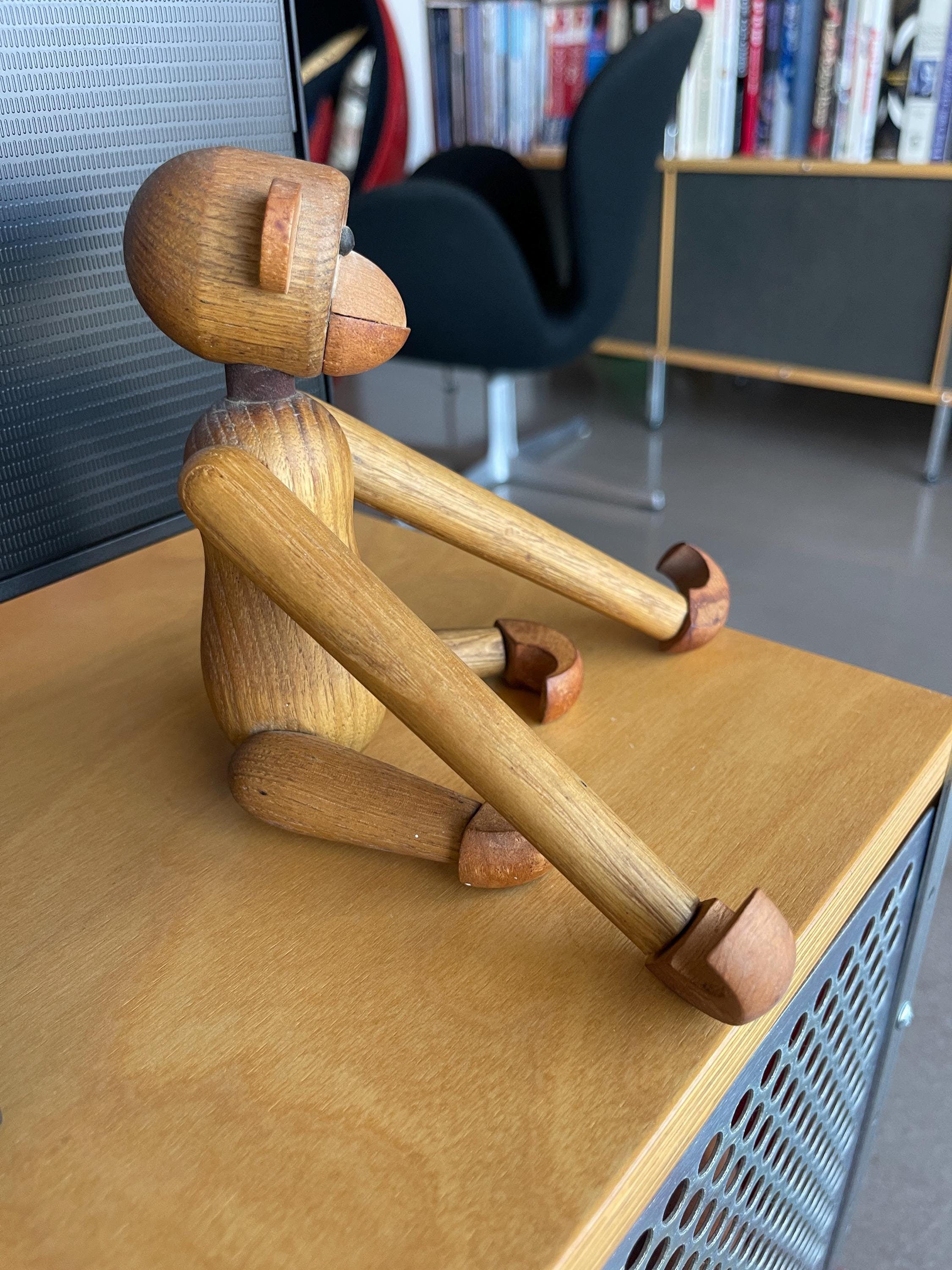 60s Japanese Zoo Line Kay Bojesen Style Wooden Articulated