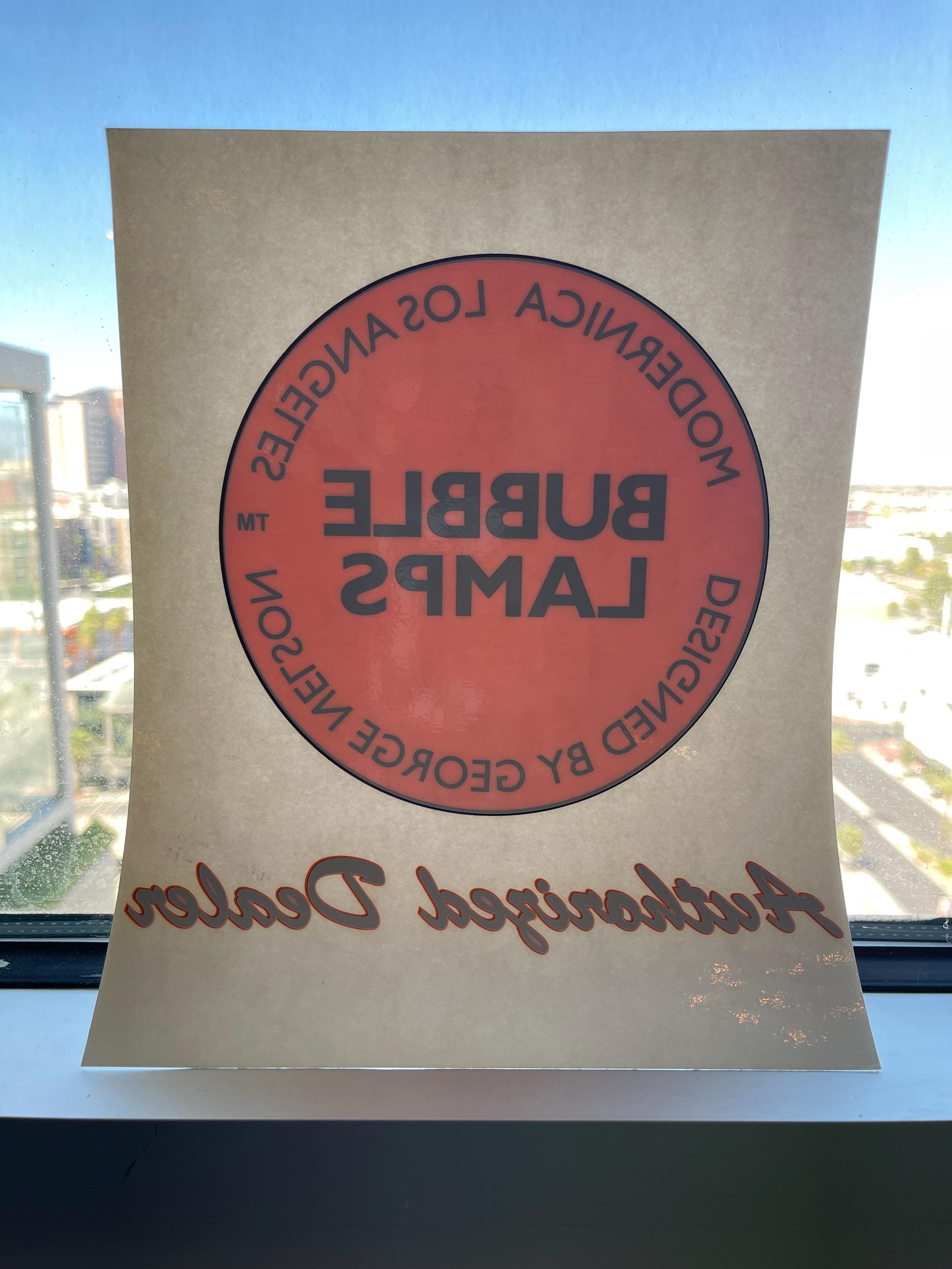 Vintage Modernica Authorized George Nelson Bubble Lamp Dealer