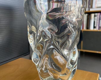 Vintage Archimede Seguso Rostrato Period Free Form Murano Vase