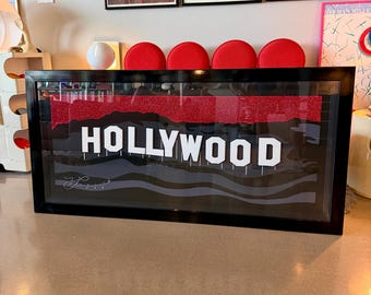 Neil Loeb 2009 Original 3D Multi-Media Pop Art Hollywood Video Sculpture Las Vegas Signed