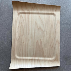 Jean Pierre Boutillier Bentwood Molded Sculpture Tray Axis Paris France