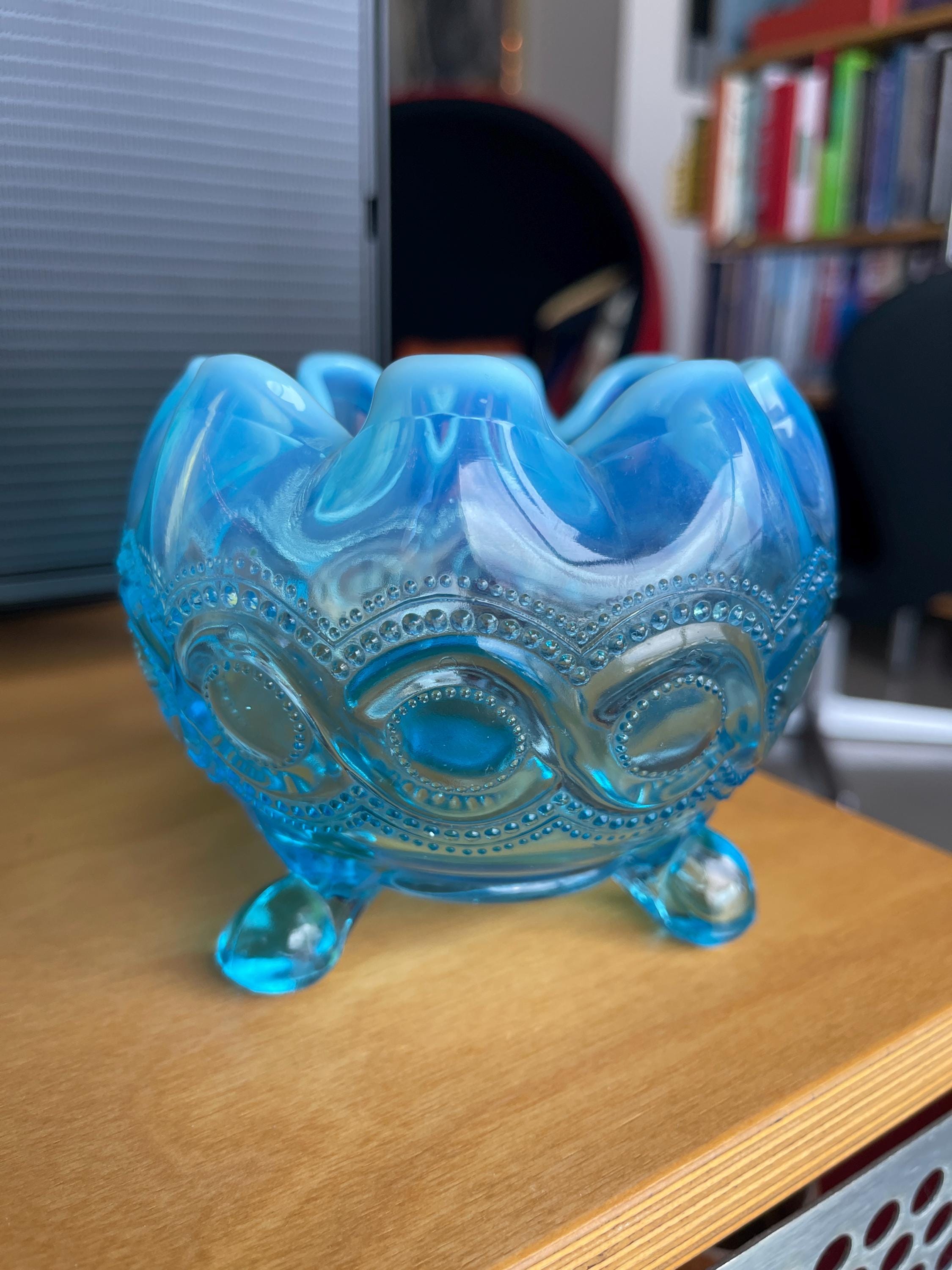 Fenton Glass Federal Blue - Etsy