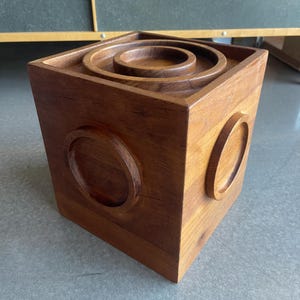 Jens Quistgaard Dansk Staved Teak Ice Bucket Danish Modern
