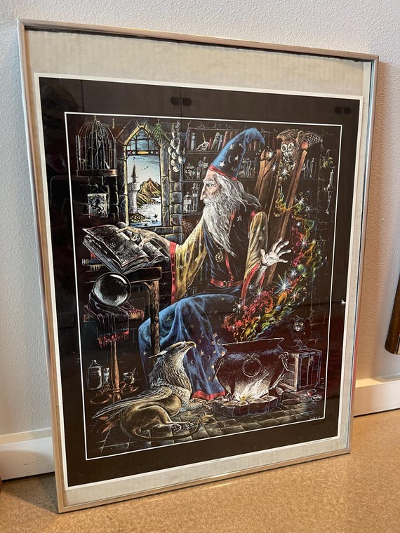 80s Melody Pena Wizard Poster Print Alberti Design California