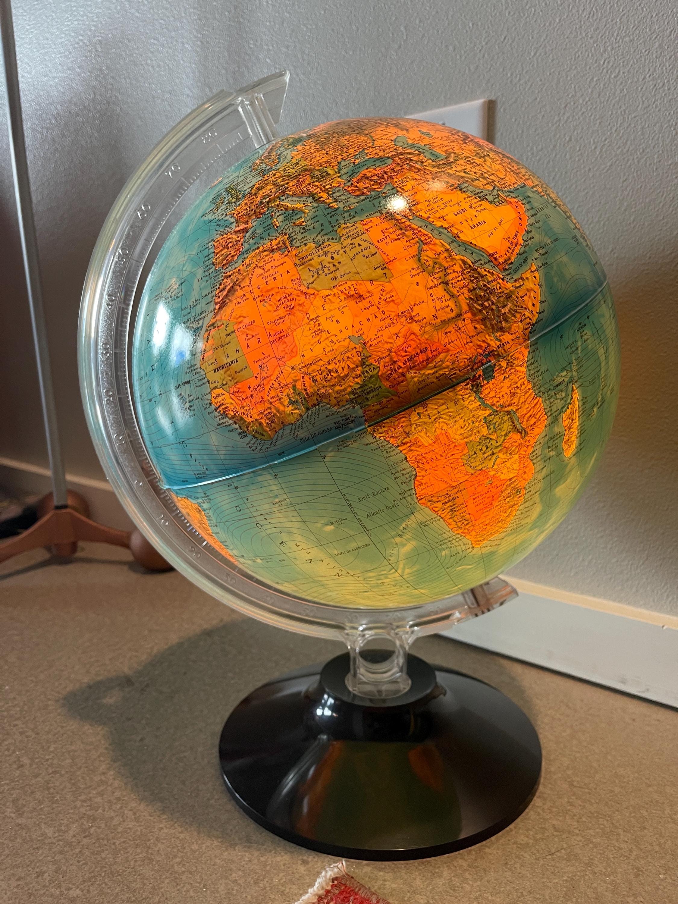 Space Age Globe Lamp - Etsy