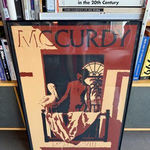 70s Framed Michael McCurdy Obras Sanjuaneras Silkscreen Poster Mid Century Art image 5