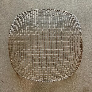 Postmodern Stainless Metal Wire Woven Catchall Stash Bowl image 8