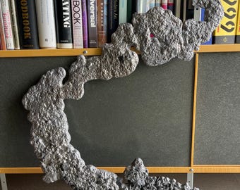 Brutalist Foundry Slag Metal Solid Ore Sculpture Object Postmodern Art