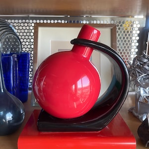 Postmodern Memphis Design Era Vase Ettore Sottsass Era Ceramic