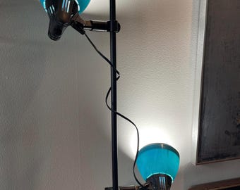 Postmodern Memphis Design Era Floor Lamp Aluminor France Style Adjustable Directional