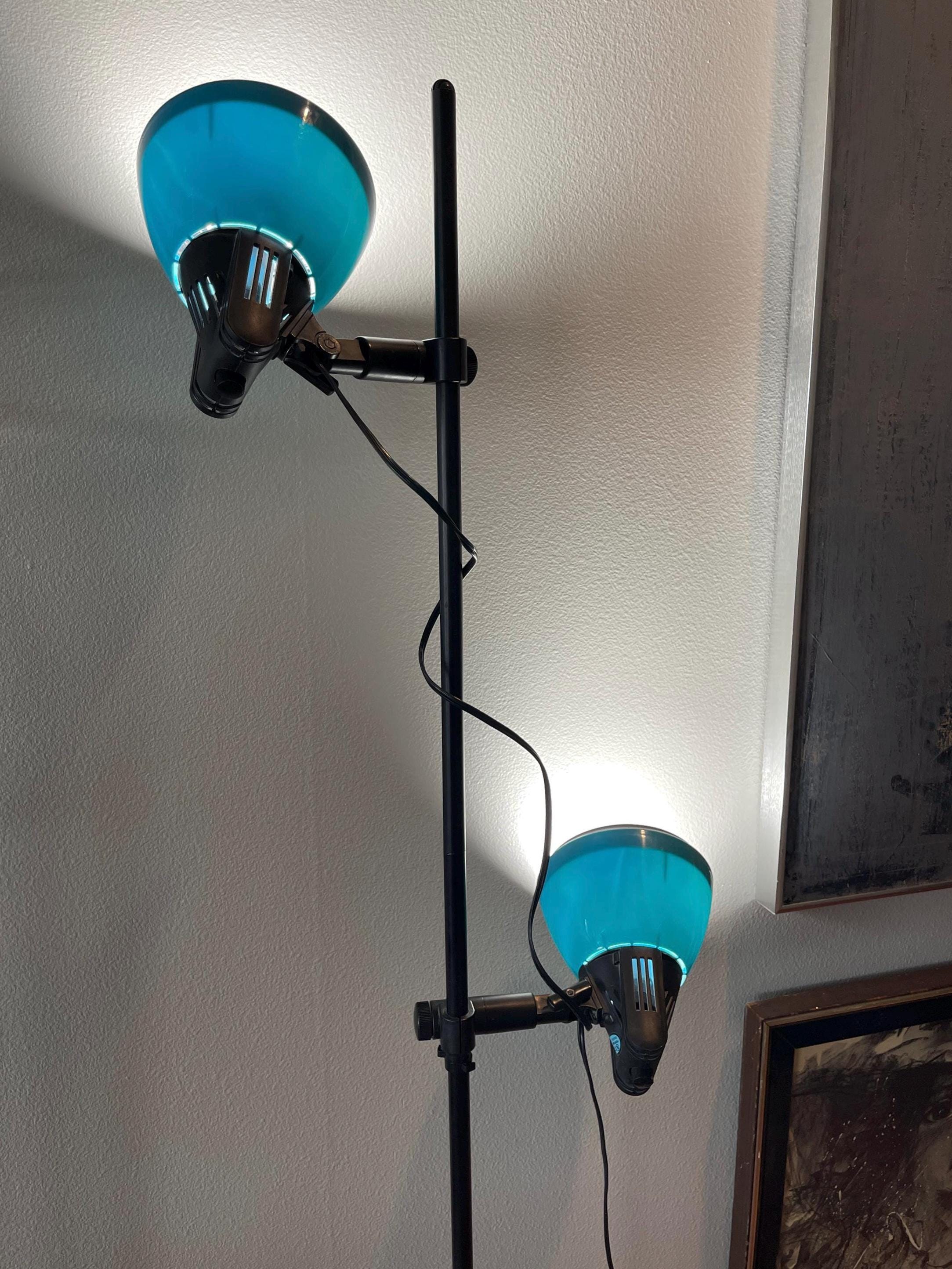Postmodern Memphis Design Era Floor Lamp Aluminor France Style Adjustable Directional