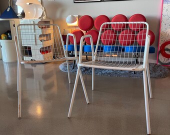 60s Italian Emu Rio Stackable Armchair Set Patio Bertoia Lounge - Etsy