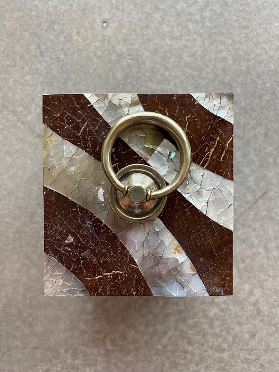 Postmodern Tessellated Polished Shell Maitland Sm… - image 6