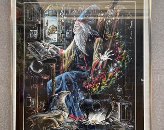 80s Melody Pena Wizard Poster Print Alberti Design California