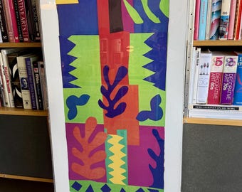 1977 Henri Matisse  National Gallery of Art Exhibition Poster Custom Acrylic Box Frame Jerry Solomon LA