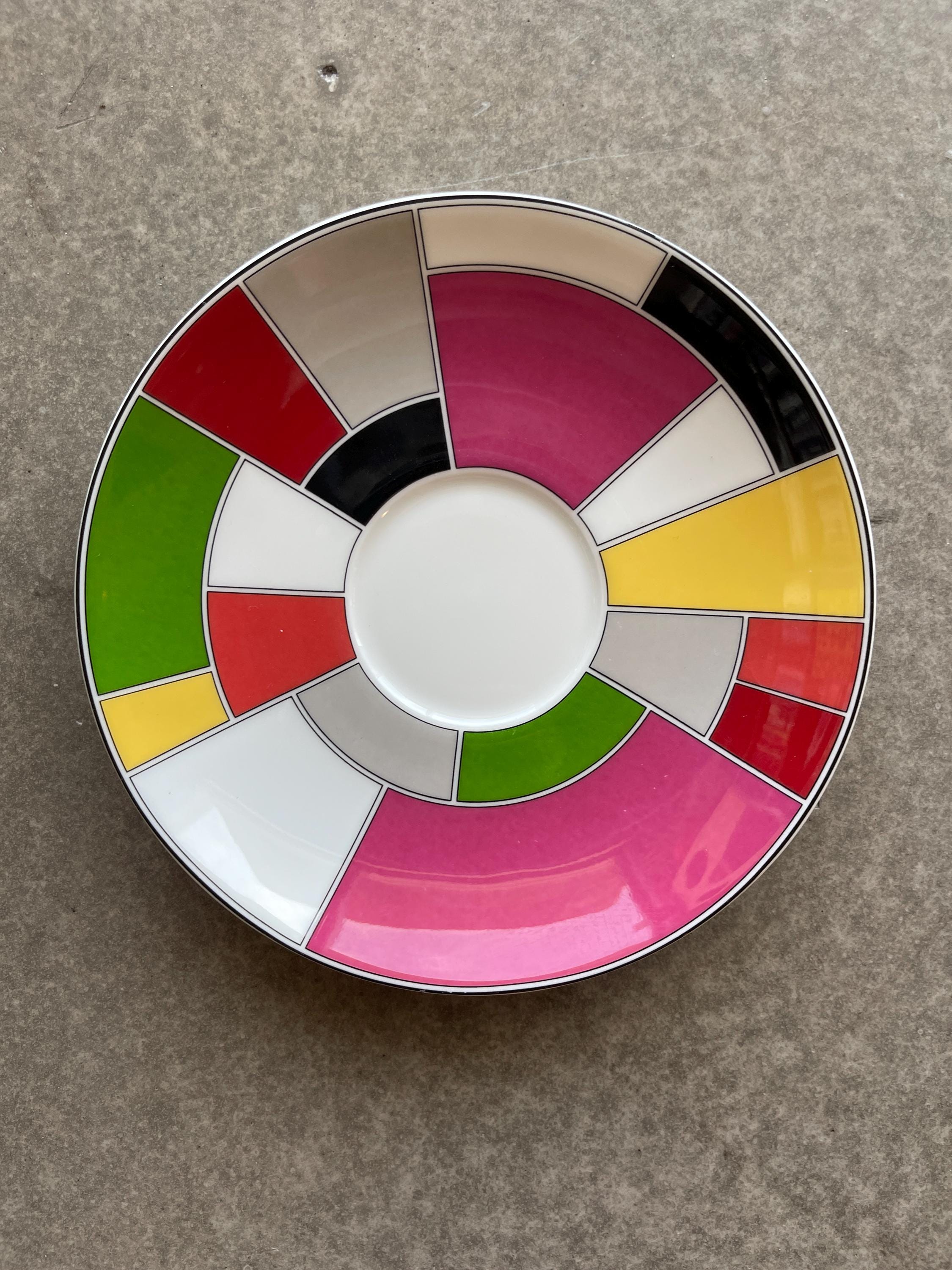 ○5768　レノックス・ケートスペード グラマシーパークアクセント プレート Geometric Gramercy Park Lenox Small Plate Set Kate Spade - Etsy 日本