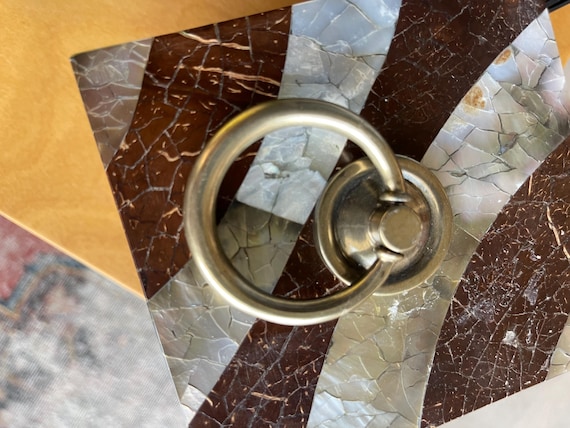 Postmodern Tessellated Polished Shell Maitland Sm… - image 10