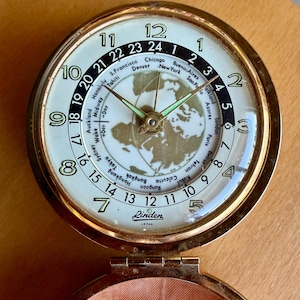 Howard Miller World Clock - Etsy