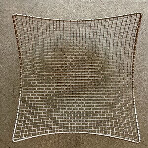 Postmodern Stainless Metal Wire Woven Catchall Stash Bowl image 6