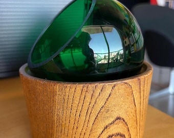70-tal W. Tyska glas Bruckmann Kristallglas Stash Askfat
