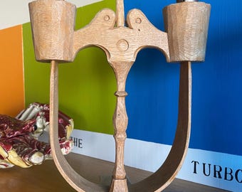 Candelabro taserud popular sueco Objeto de escultura de madera moderna danesa Koppfeldt Arvika