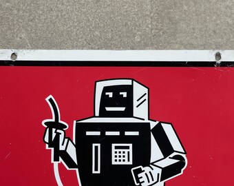 ヴィンテージ フューエルマン ロボット 両面吊り下げ式ガソリン