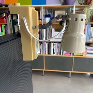 70s Space Age Headboard Desk Art Adjustable Lamp