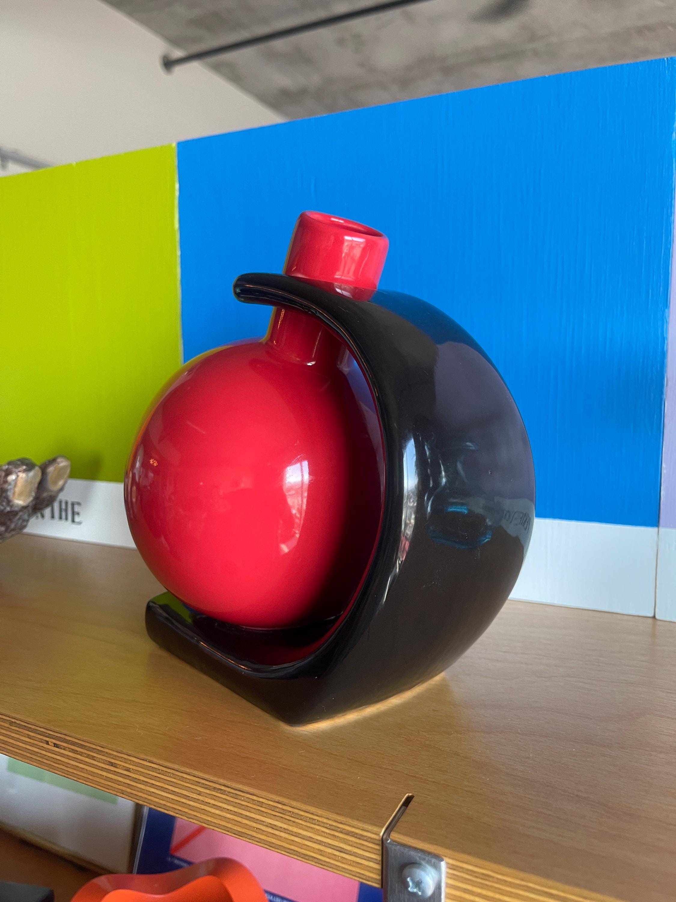 ポストモダン メンフィス デザイン時代の花瓶 エットーレ ソットサス