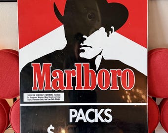 Vintage MARLBORO Cigarette Display - Etsy