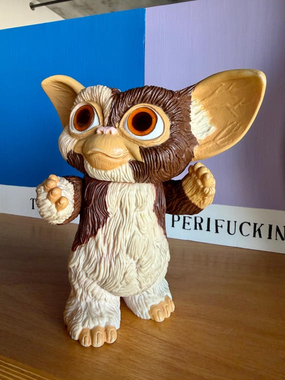 1984 Gremlins Gizmo Poseable LJN Toy Warner Brothers Film