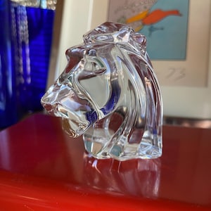 ✯ 逸品 絶版 Baccarat 百獣の王 ライオンキング 置物 オブジェ ✯