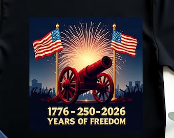 250th American Birthday T-Shirt, Flag 250 Years of Freedom Patriotic , USA 1776–2026 Anniversary Shirt, Historic Independence Celebration