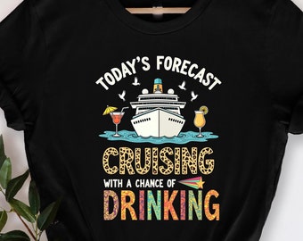 Familien-Kreuzfahrt 2025 T-Shirt, Kreuzen mit der Chance des Trinkens Shirt, passendes Familien-Kreuzfahrt-Shirt, Urlaubsspaß, 2025-Kreuzfahrt, lustige Kreuzfahrt