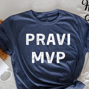 Pravi MVP T-Shirt, Funny basketball player, Basketball life shirts, Gift for basketball coach, Proud basketball sports,  Basketball Mom