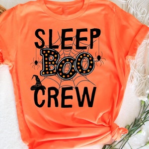 Sleep Boo Crew, Halloween Sleep, Technician Match T-Shirt, Halloween Matching Costume, Retro Halloween Tshirt, Cool Ghost, Funny Halloween
