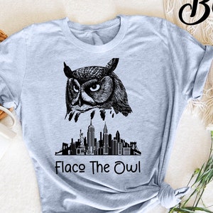 Flaco The Owl T-Shirt, New York Owl T-Shirt, Cute Owl Shirts, Owl T shirt, Nature Lover, Animal Lover Shirt , Owl Shirt, Cute Owl Shirt