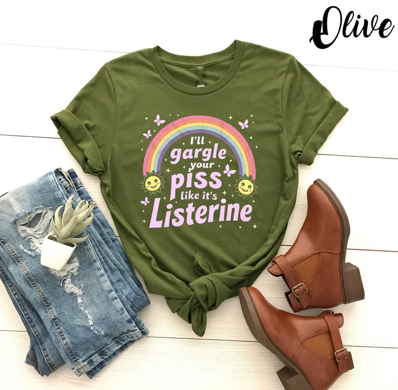 I'll Gargle Your Piss Like It's Listerine Funny Adult Humor T-Shirt, Bold Edgy Graphic Tee, Hilarious Joke Shirt, Dark Humor Shirt, Funny image 6