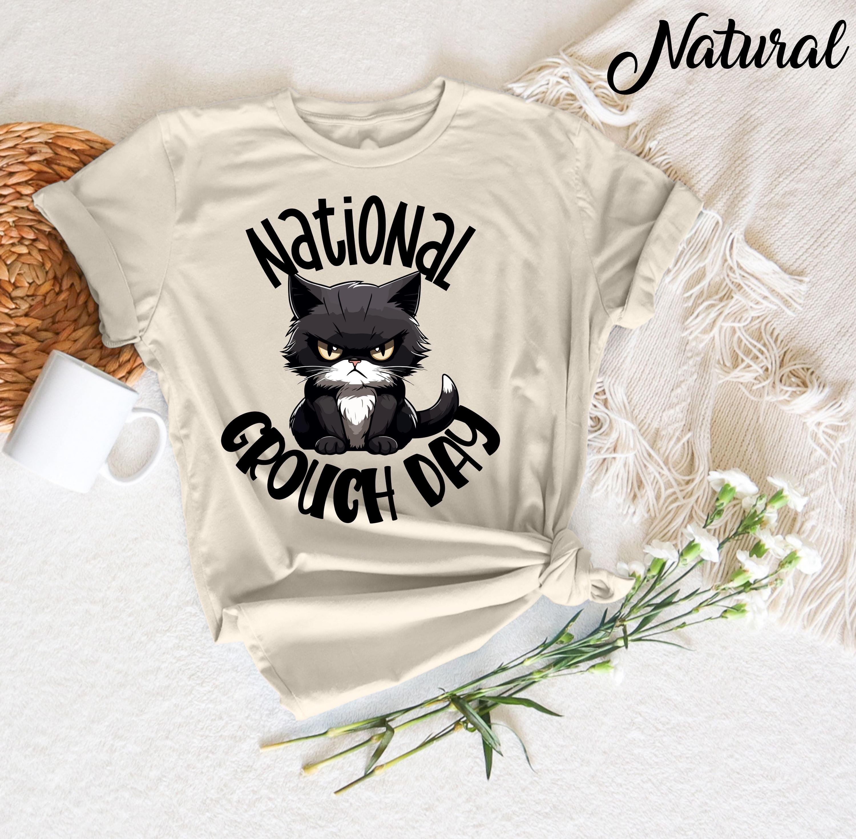 thumbnail interactive-video image 1 of Funny Canadian Cat T-Shirt - 100% Cotton Graphic Tee For Cat Lovers 1 of 9