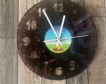 Custom Vinyl Record Clock