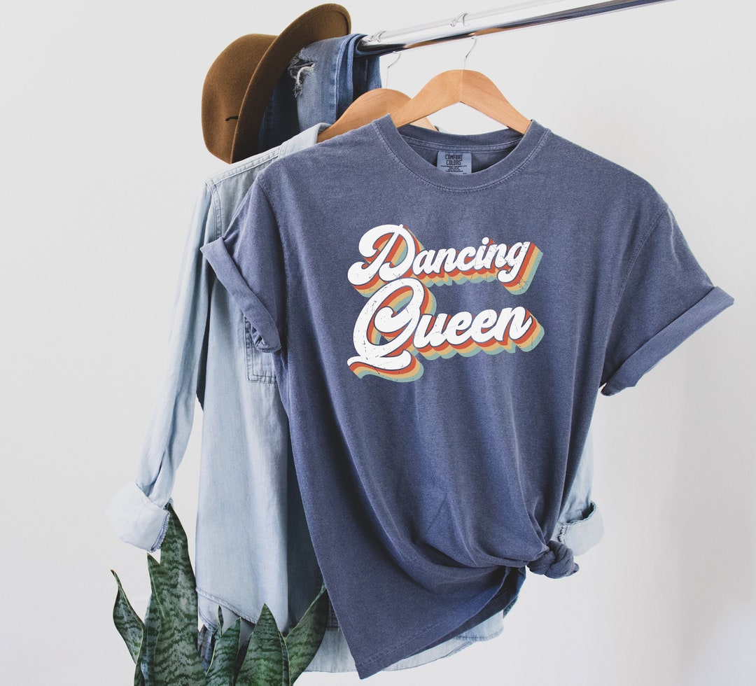 0400~Printed DANCING IN THE MOONLIGHT Easy Fit T-Shirt main image 1