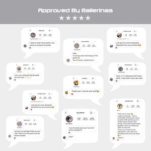 Puede incluir: Un collage de capturas de pantalla de Instagram que muestran comentarios positivos de clientes sobre una marca de ropa. Las rese&ntilde;as destacan la calidad, la comodidad y el estilo de la ropa. La marca se llama "Bosaddo".