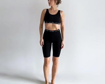 Biker Shorts - Bosaddo - Sports Shorts - Shorts - Black Biker Shorts - Fitness - Gym - Pilates - Yoga - Loungewear - Activewear
