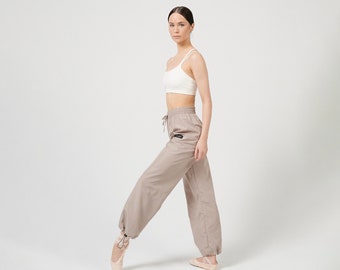 Ballet Pants - Warm-Up Pants - Yoga Pants - Pilates Pants - Fashion Dancewear - Active Dance Pants - Trash Bag Pants - Ballet Gifts- Bosaddo