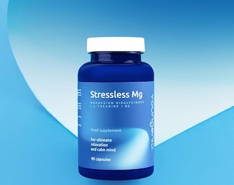 Magnesium -  Bisglycinate - Supplement - Health - Wellness -  High quality - L-theanine - Vitamin B6 - Longevity - Bosaddo - Youngenix